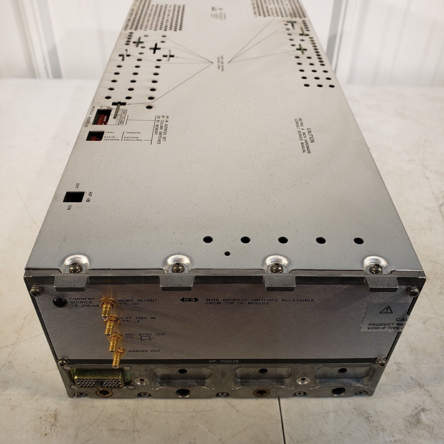 Hewlett Packard HP 70952B Optical Spectrum Analyzer Range 600-1700 nm Module