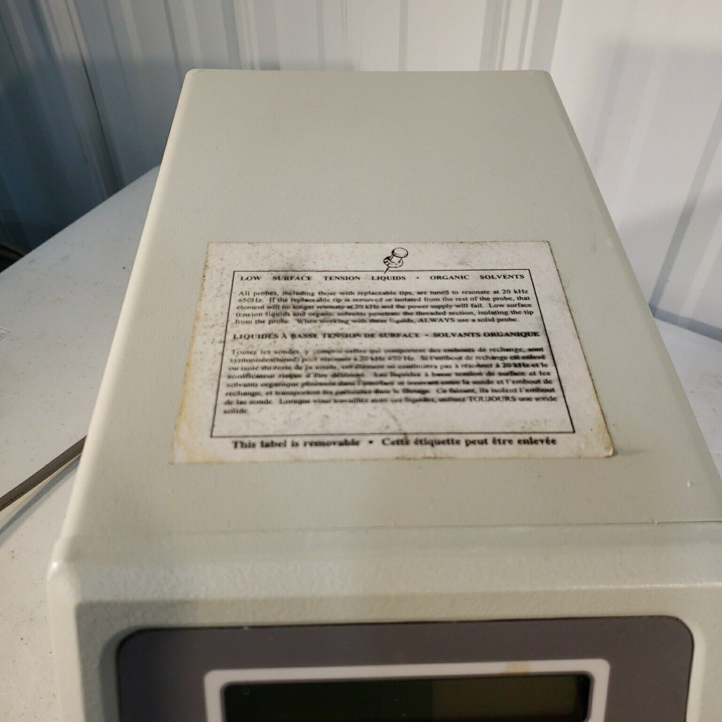 Sonics & Materials Vibra Cell VCX 600 Ultrasonic Probe Controller