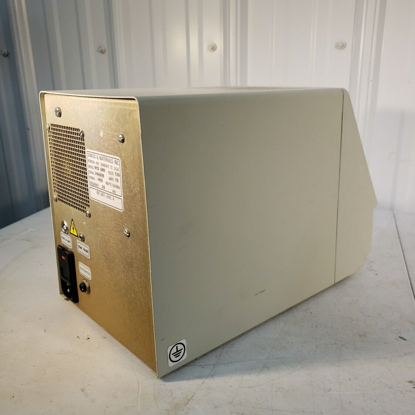 Sonics & Materials Vibra Cell VCX 600 Ultrasonic Probe Controller