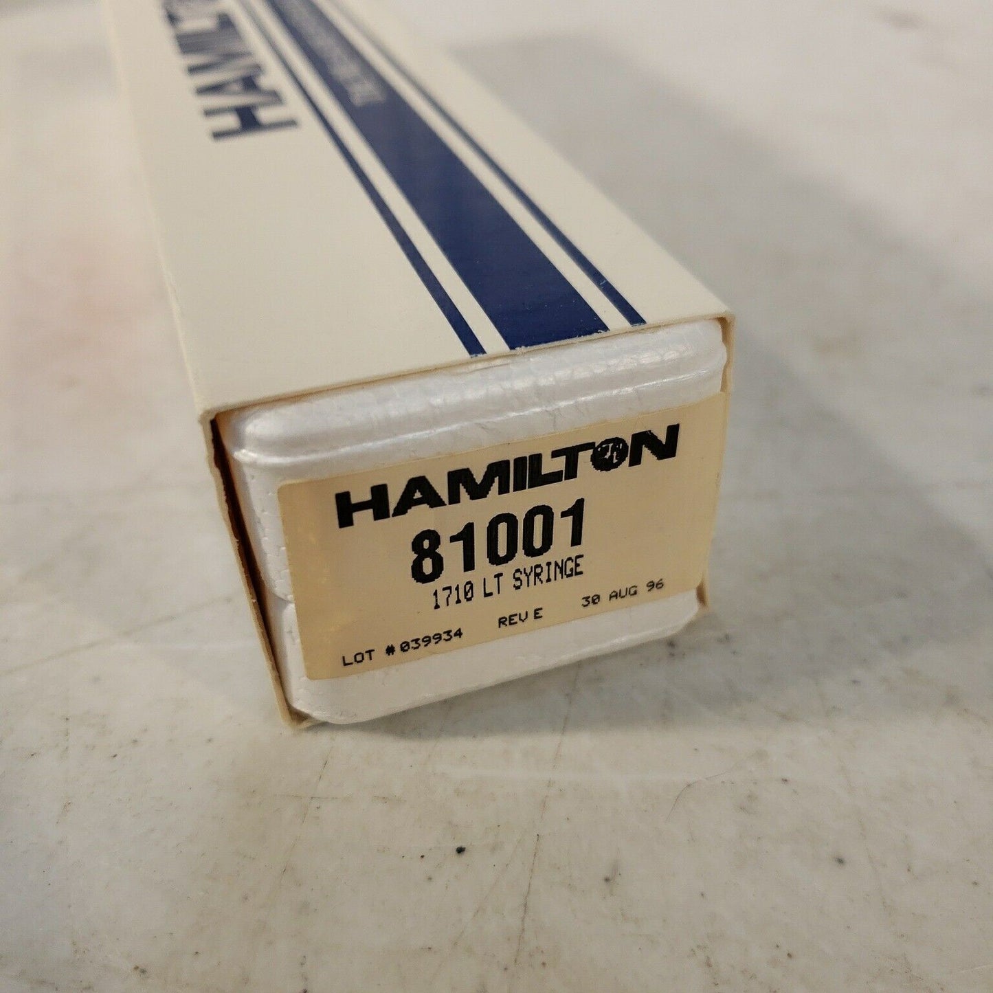 Hamilton Co 81001 1710 LT 100uL Gastight Syringe for HPLC GC