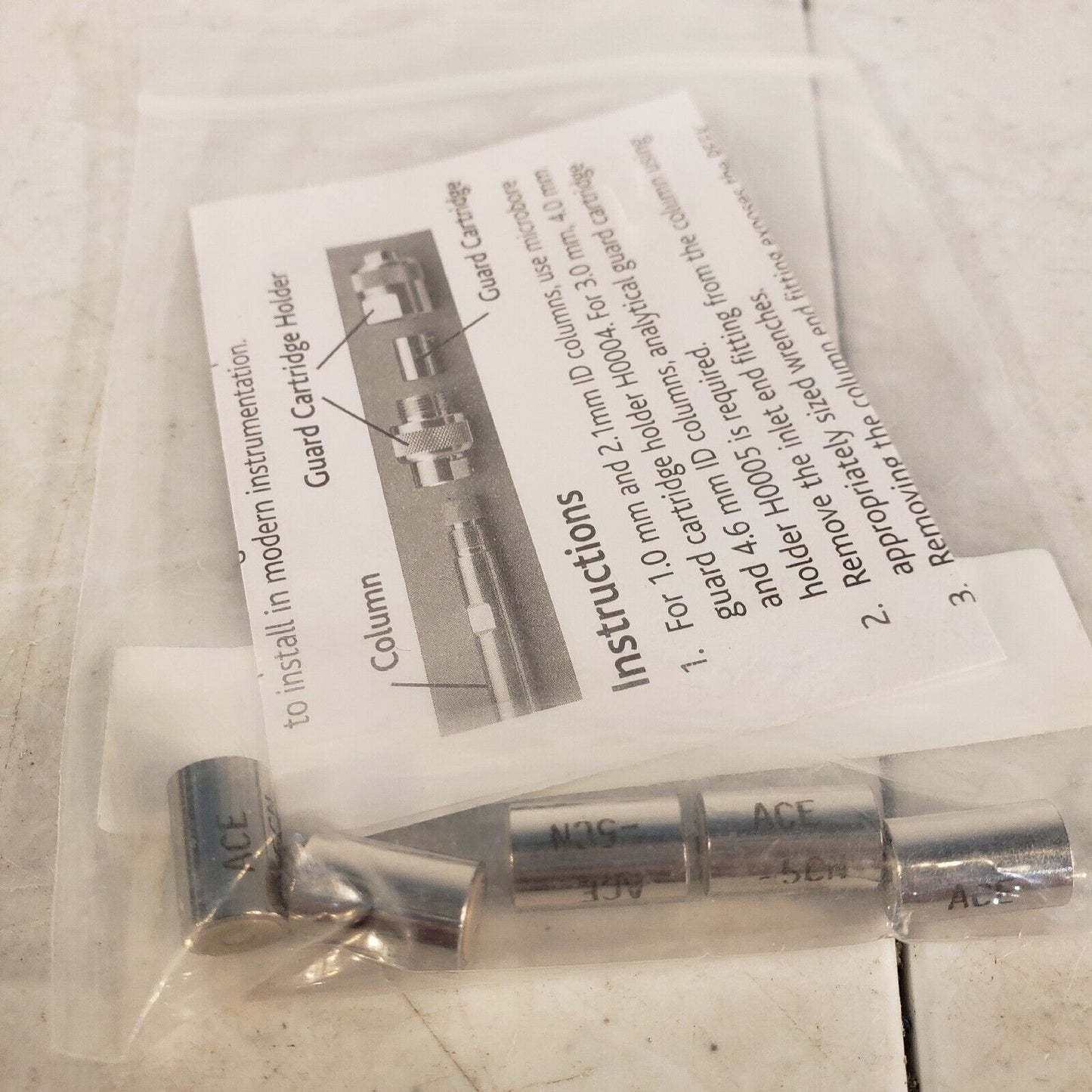 ACE Guard Cartridge Holder 2.1mm ID Columns 5CN HPLC ACE-124-0102GD - 5 Pack