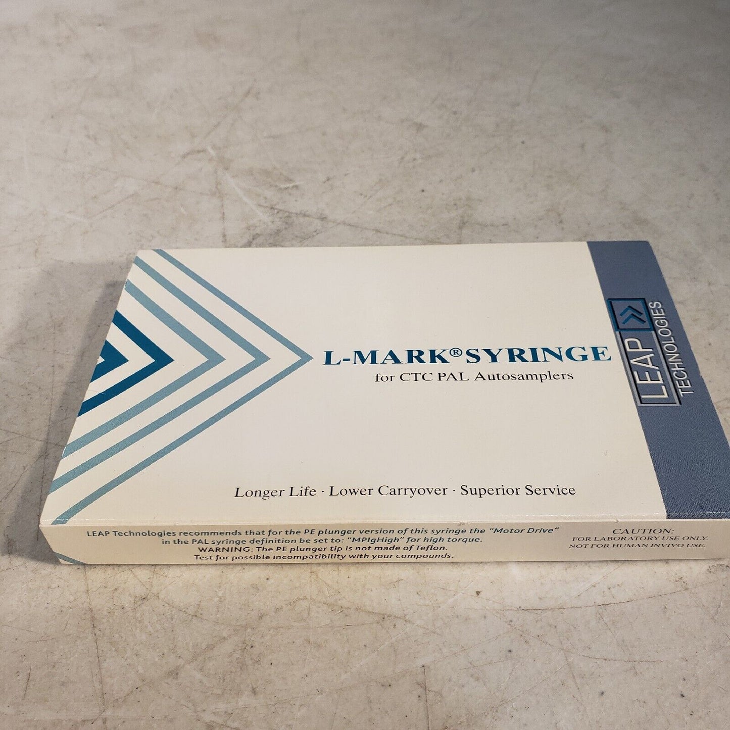 PAL L-Mark Syringe 100ul FN, 22s, Pt 3, PTFE 6 Pack HPLC LMK.2620719-6P