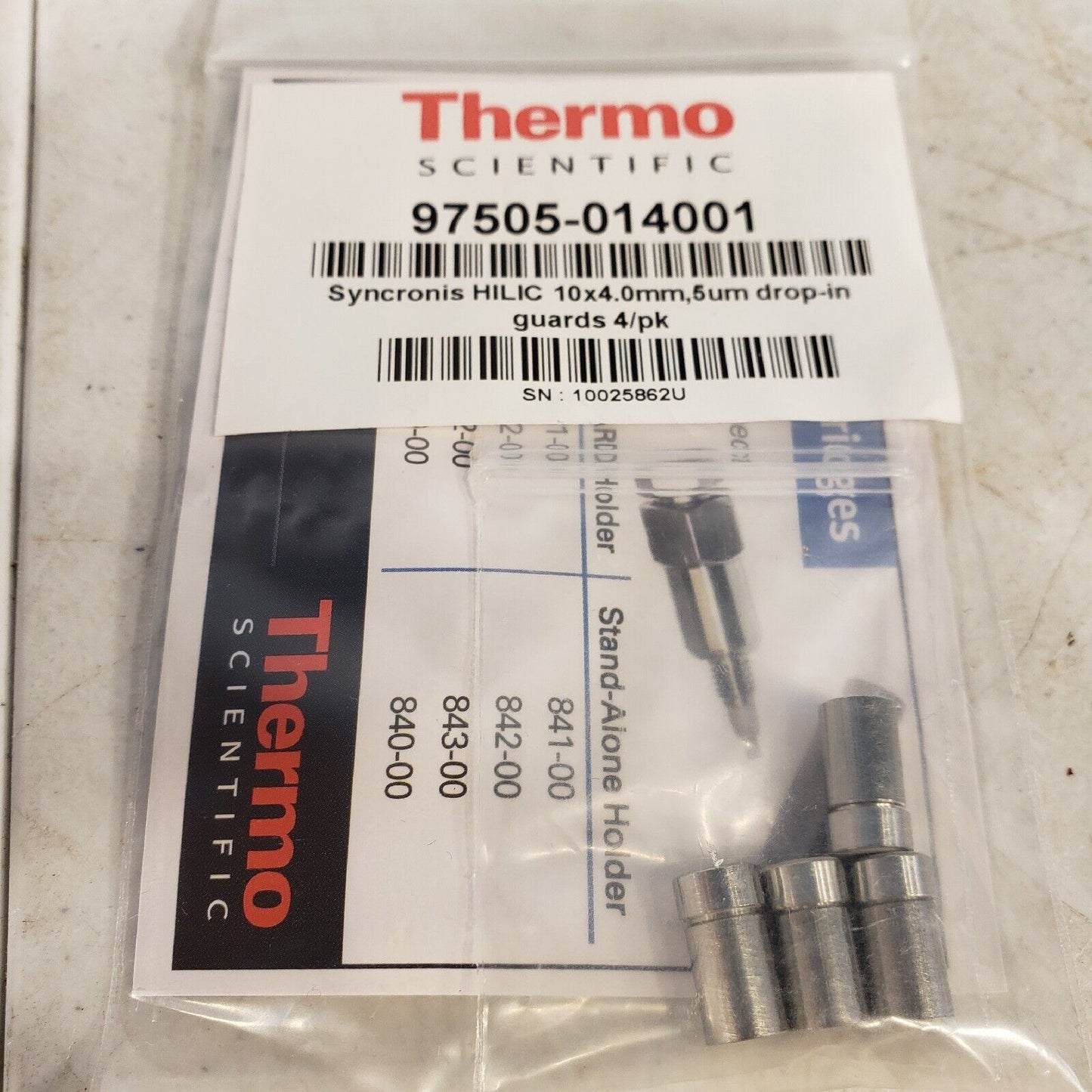 Thermo Fisher Syncronis HILIC 10x4.0mm 5UM Drop-in Guards 4 Pack HPLC