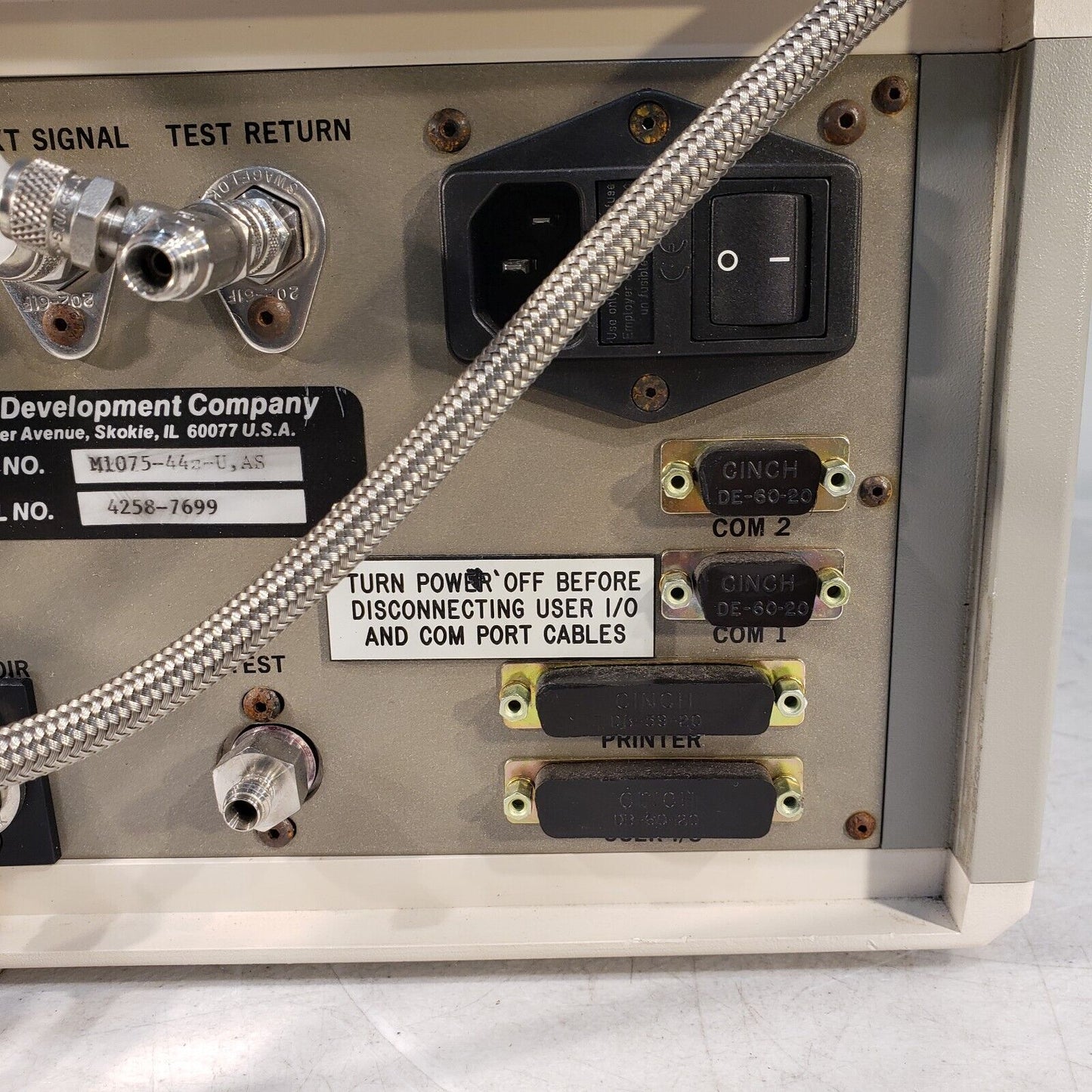 INTERTECH M1075-44-u Automotive Mass Flow Leak Detector