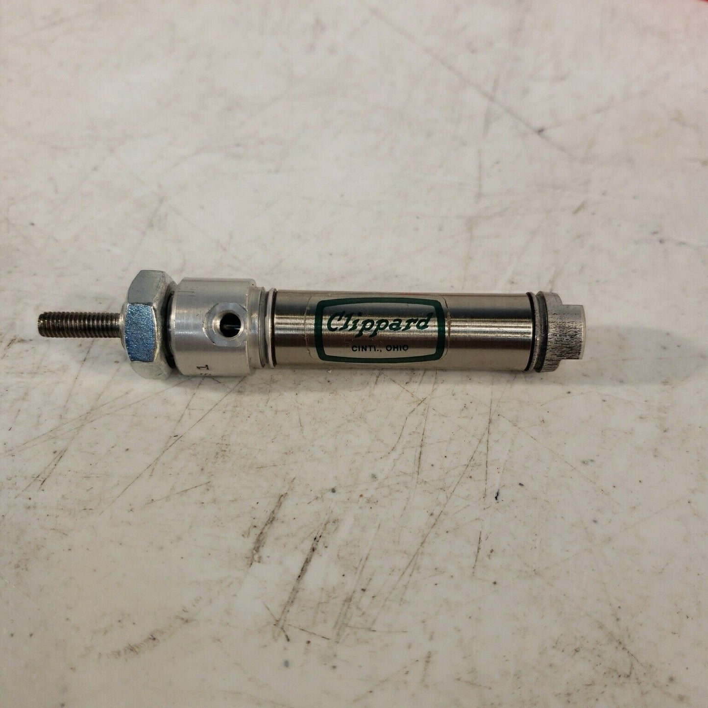 Clippard SDR-08-6-MB 1/2" Bore, 2" Stroke, Stud Mount, Dbl Acting, Rotating Rod