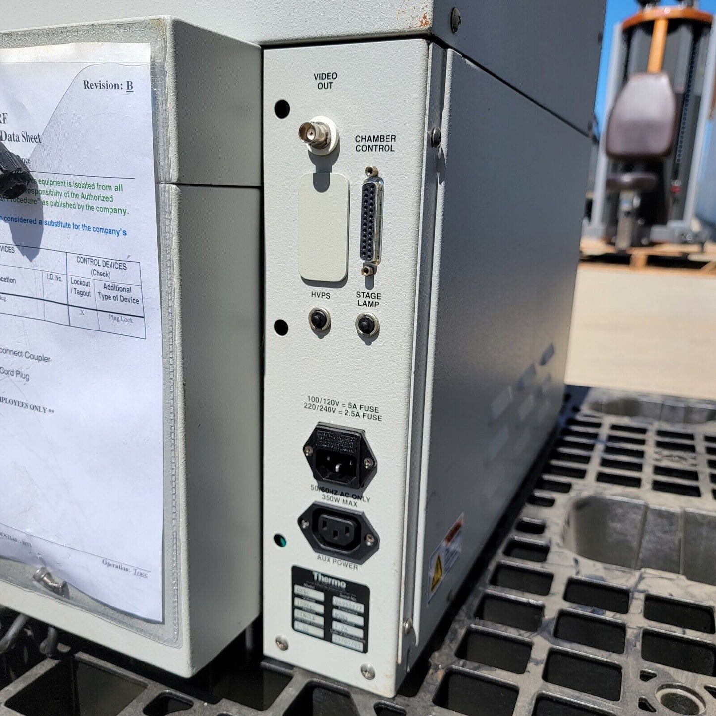 THERMO MicroXR GXRC Microbeam X-Ray Florescence XRF Spectrometer - NO PC