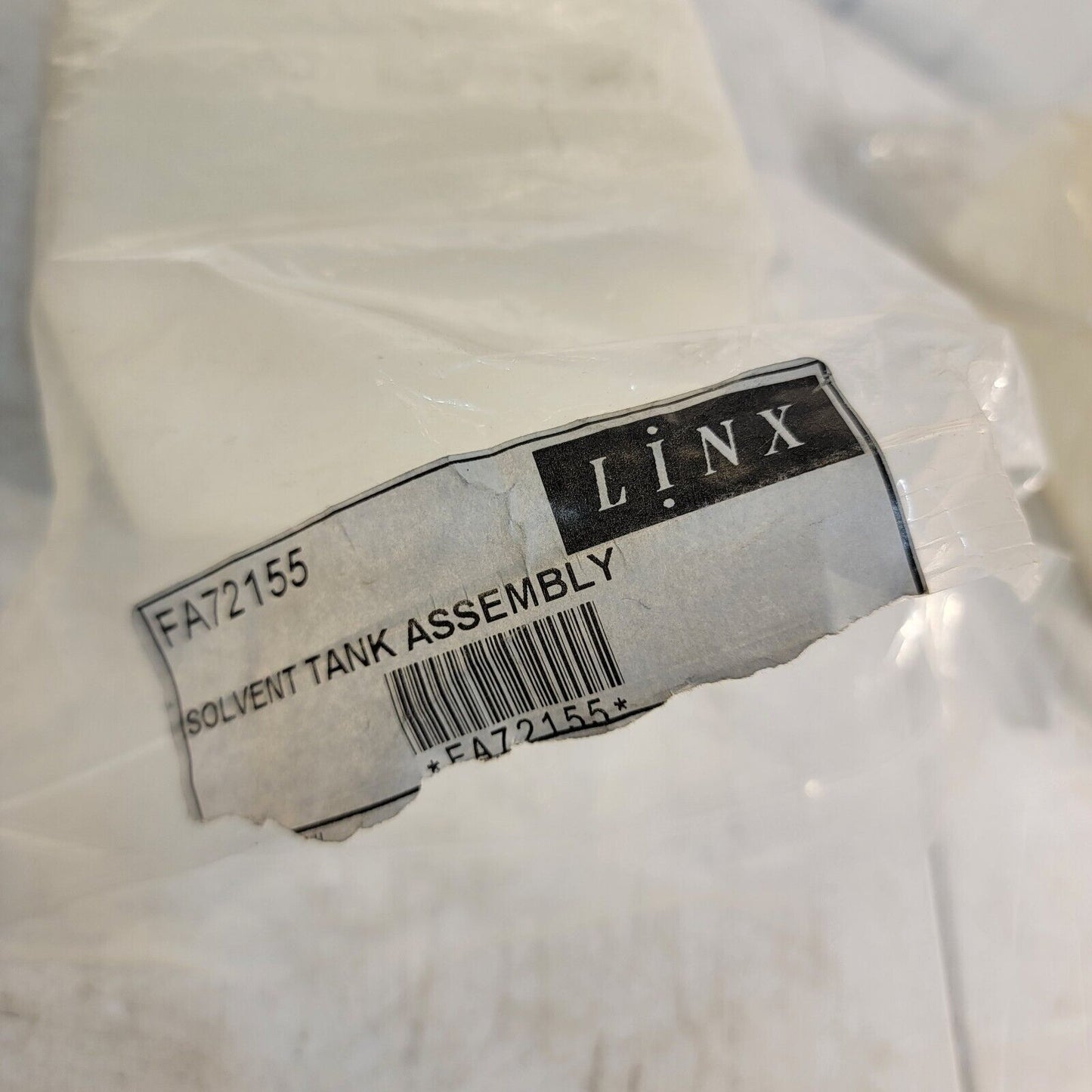 Linx FA72155 Solvent Tank 8307601 For 4800 Inkjet Printer Reservoir