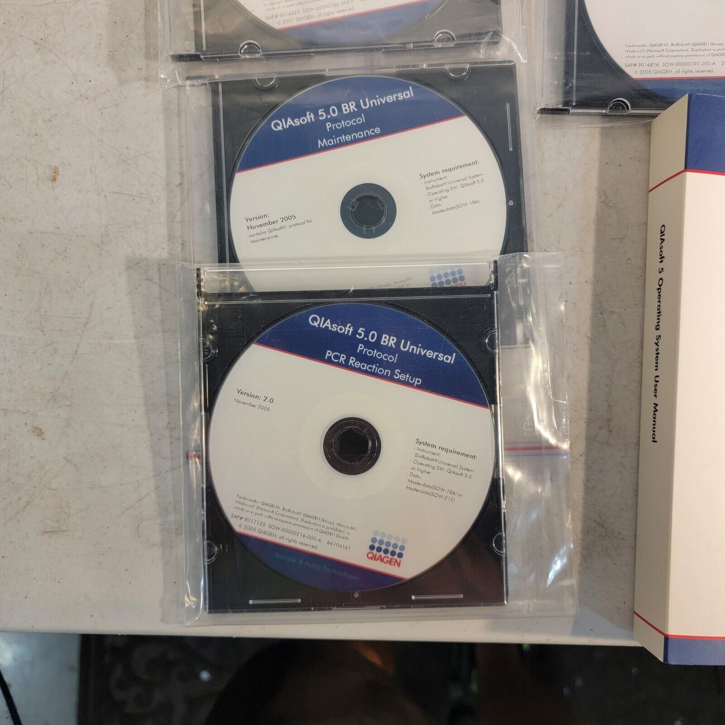 Complete Qiagen Software Package QIAsoft 5.0 BioRobot BR Universal 8000 + Manual