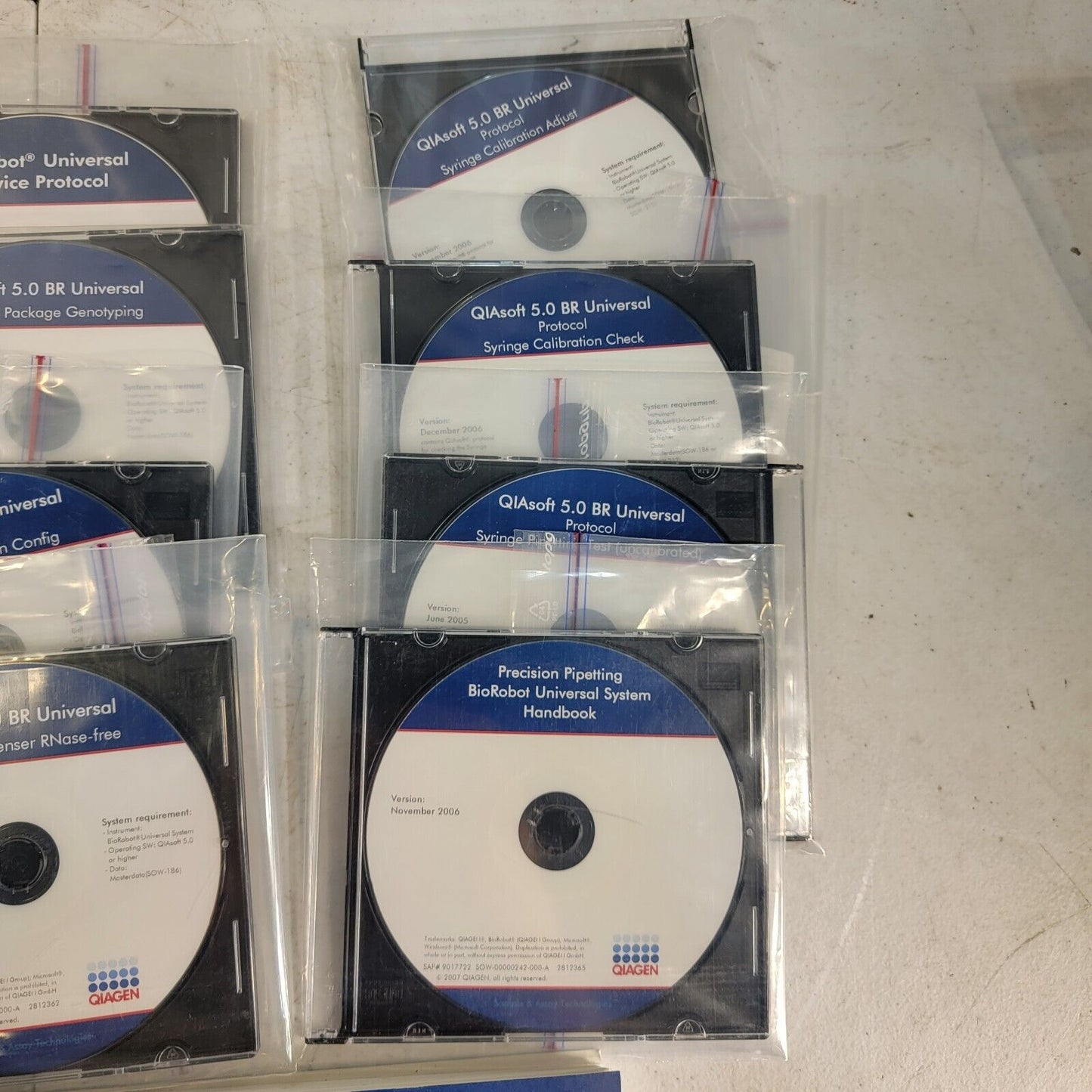 Complete Qiagen Software Package QIAsoft 5.0 BioRobot BR Universal 8000 + Manual
