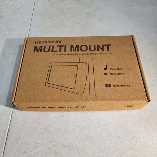 Heckler AV Multi Mount ADA-friendly Room Scheduling Enclosure for iPad Mini Blac