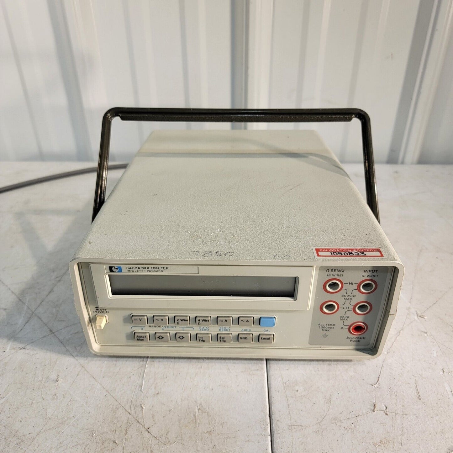 HP Hewlett Packard Agilent 3468A 5.5 Digit Digital Multimeter 1uv - 300VDC VAC