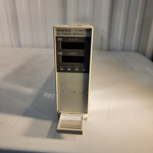 HP Agilent 66103A 0-35V, 0-4.5A 150W Load Reg DC Power Supply Module 3421A-03950