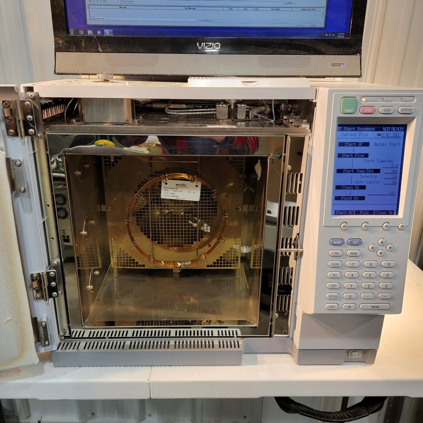 Shimadzu GC-2010 Plus Gas Chromatograph w/ PC + Software + Accessories