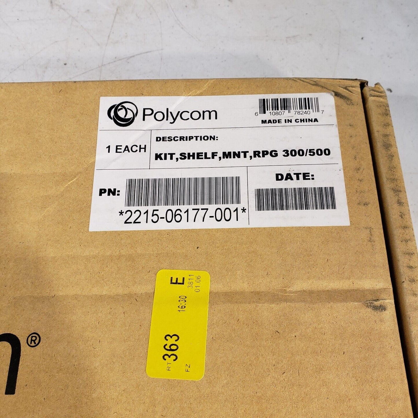 New POLYCOM 2215-06177-001 Mounting Shelf for Video Conferencing System