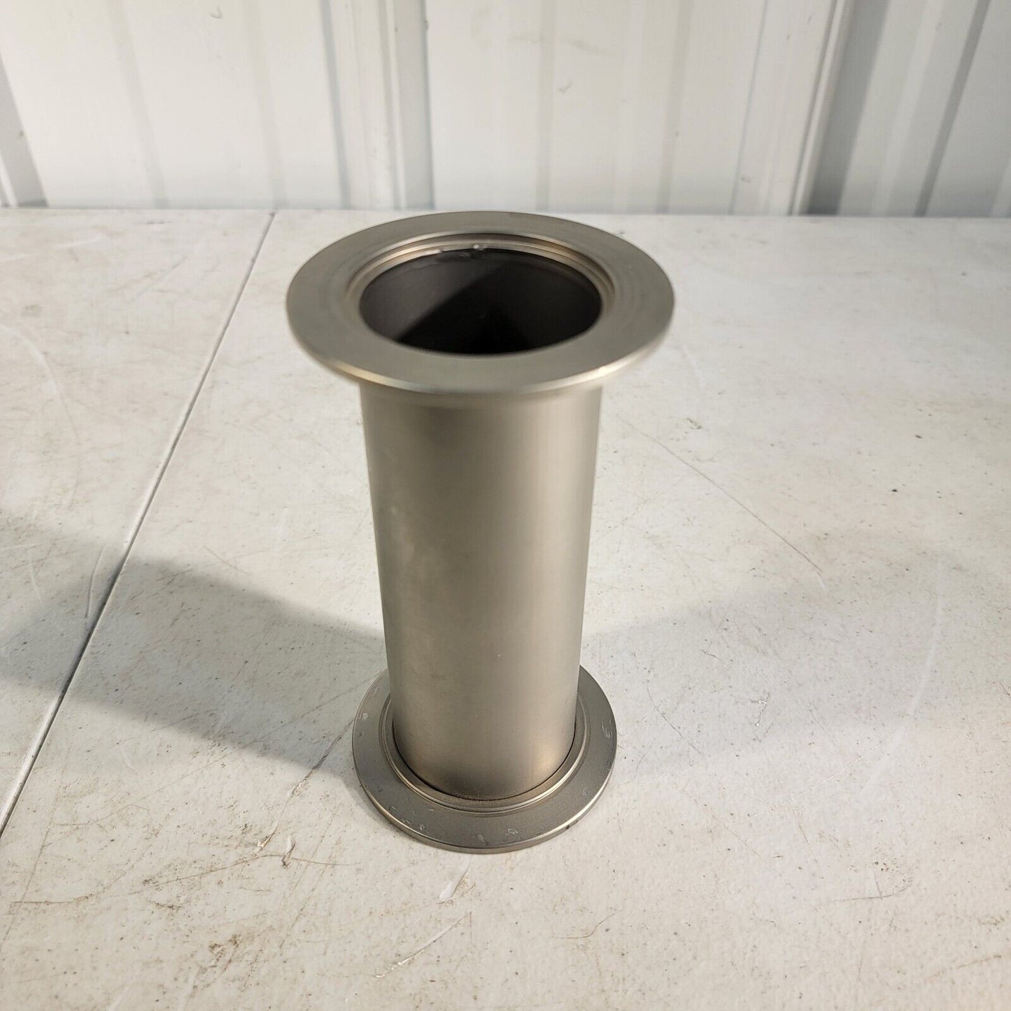 KF50 NW50 Full Nipple 5.5" Long End-to-end High Vacuum Fitting Stainless Steel