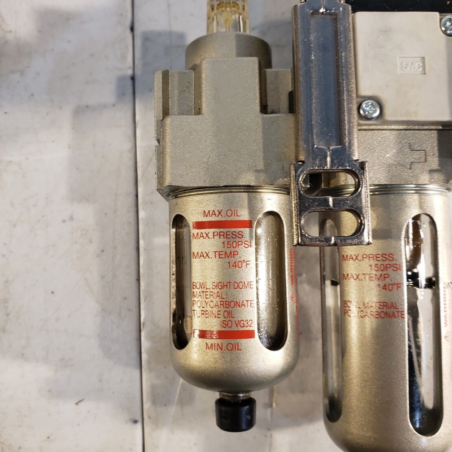 SMC AW20-N01C3-CZ, VHS20-N01-Z, AL20-N01-3CZ, Filter Regulator, Shut Off, Lubric