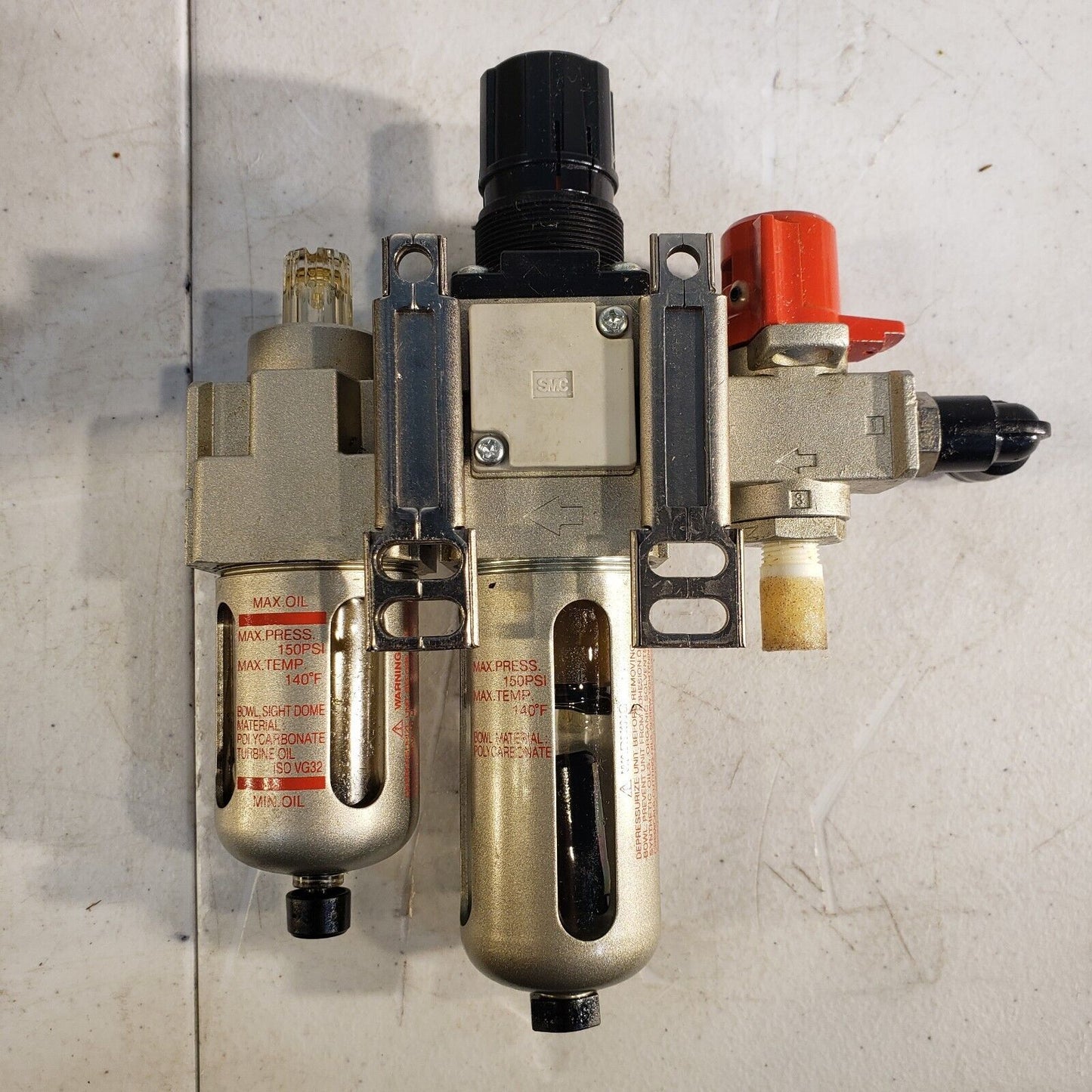 SMC AW20-N01C3-CZ, VHS20-N01-Z, AL20-N01-3CZ, Filter Regulator, Shut Off, Lubric