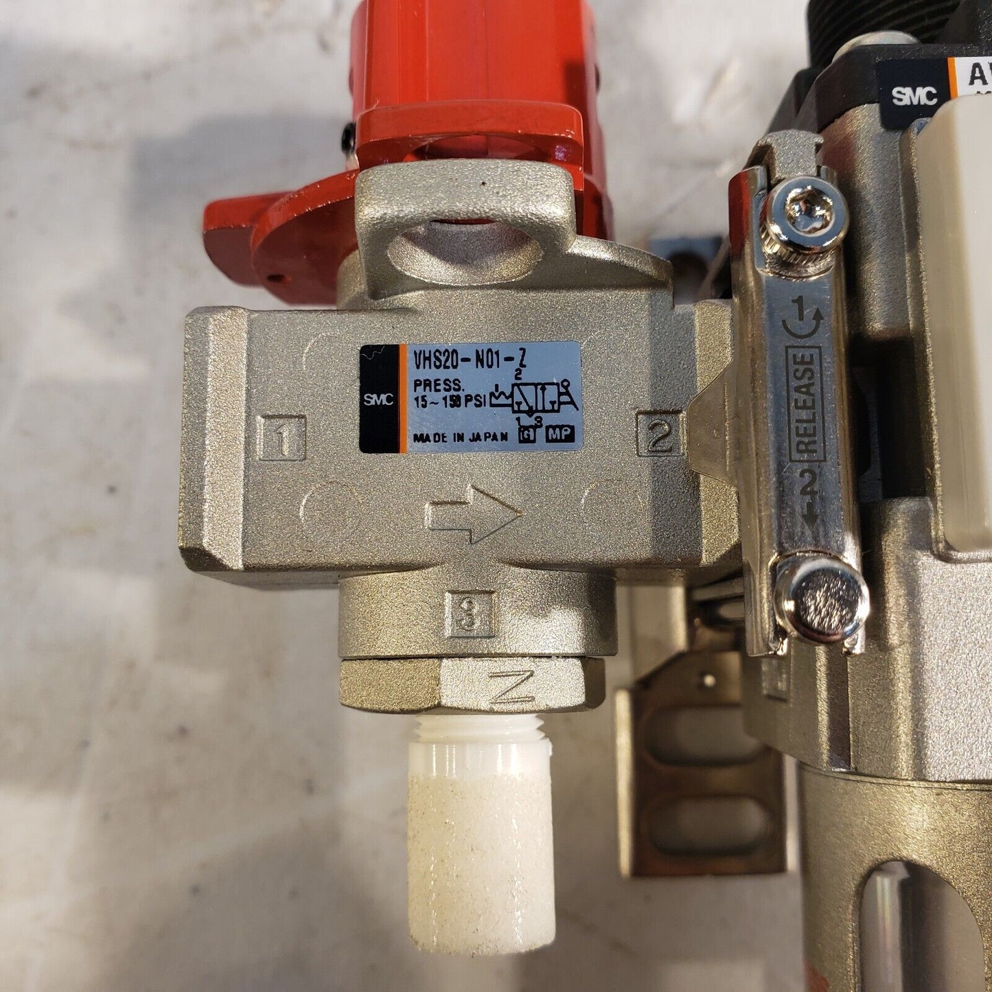 SMC AW20-N01C3-CZ, VHS20-N01-Z, AL20-N01-3CZ, Filter Regulator, Shut Off, Lubric