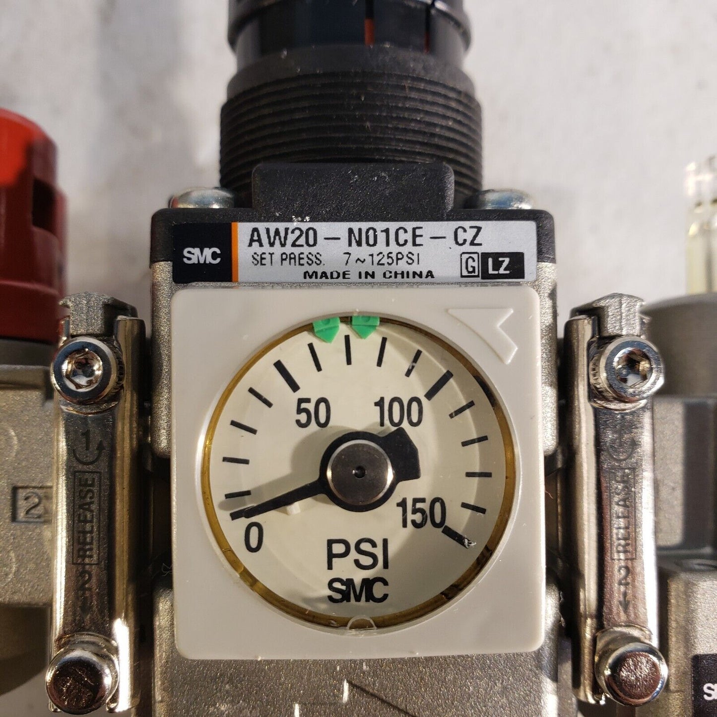 SMC AW20-N01C3-CZ, VHS20-N01-Z, AL20-N01-3CZ, Filter Regulator, Shut Off, Lubric
