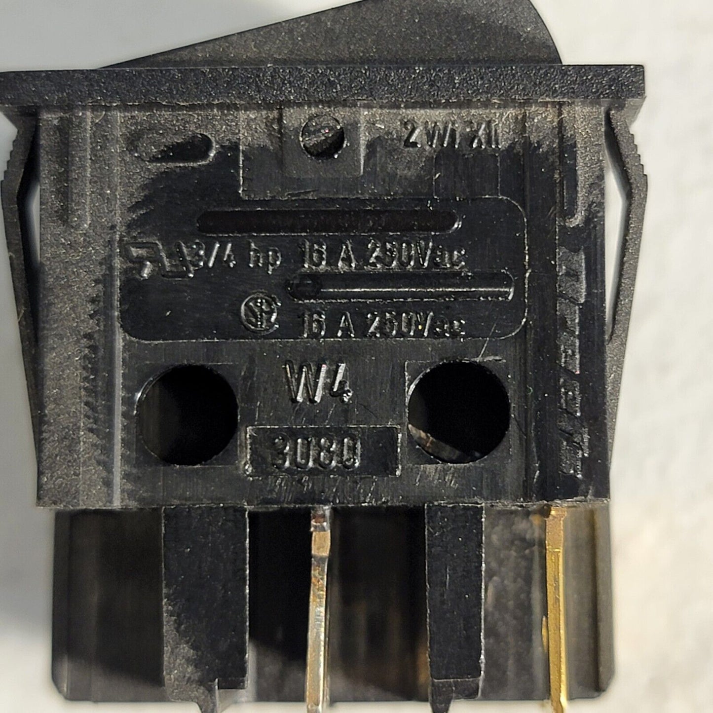 Dreefs On/Off Power Switch 3/4 HP 16A 250Vac W4 3080 T 125/55