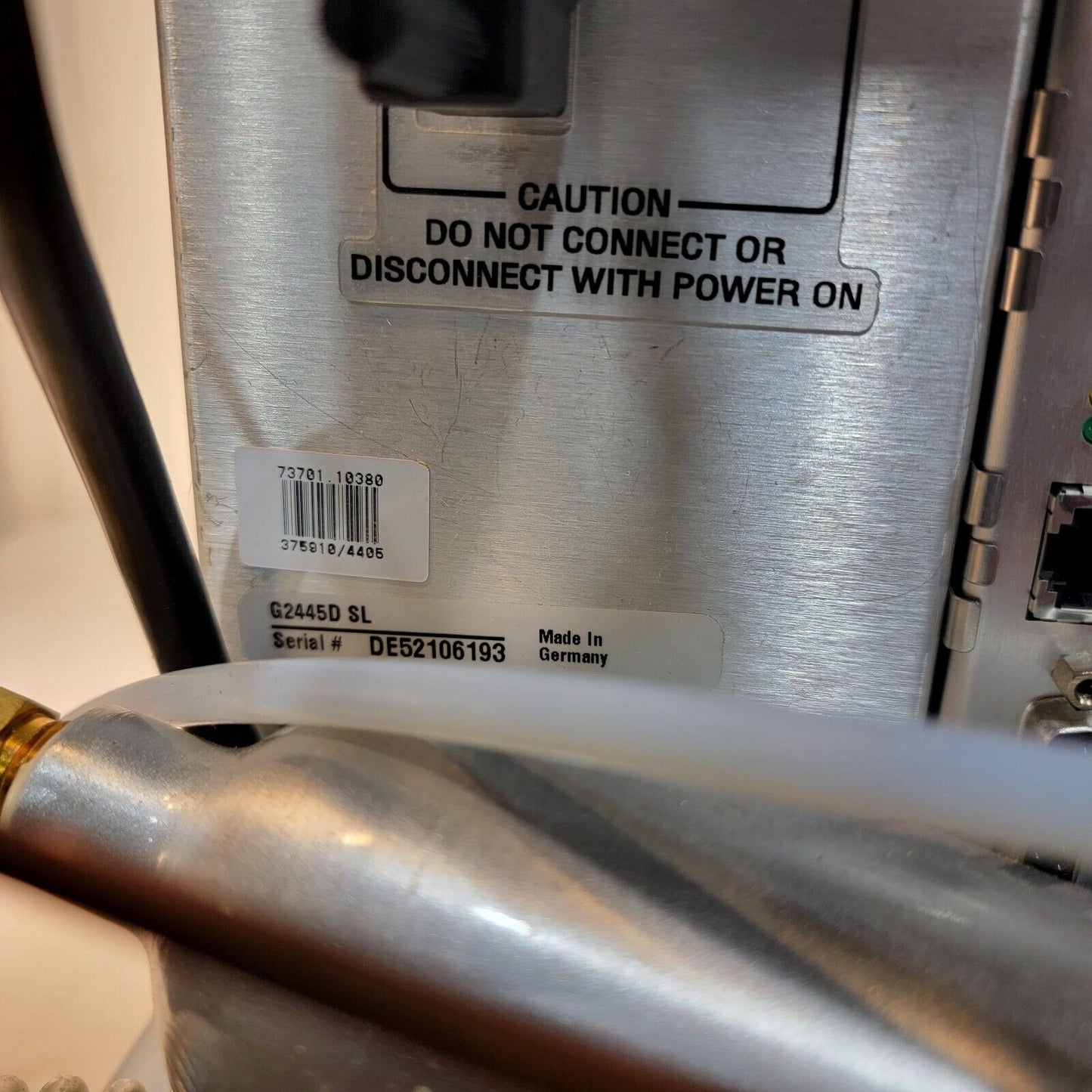 UNTESTED Agilent LC/MSD Trap SL Mass Detector Chromatography High Vacuum G2445D
