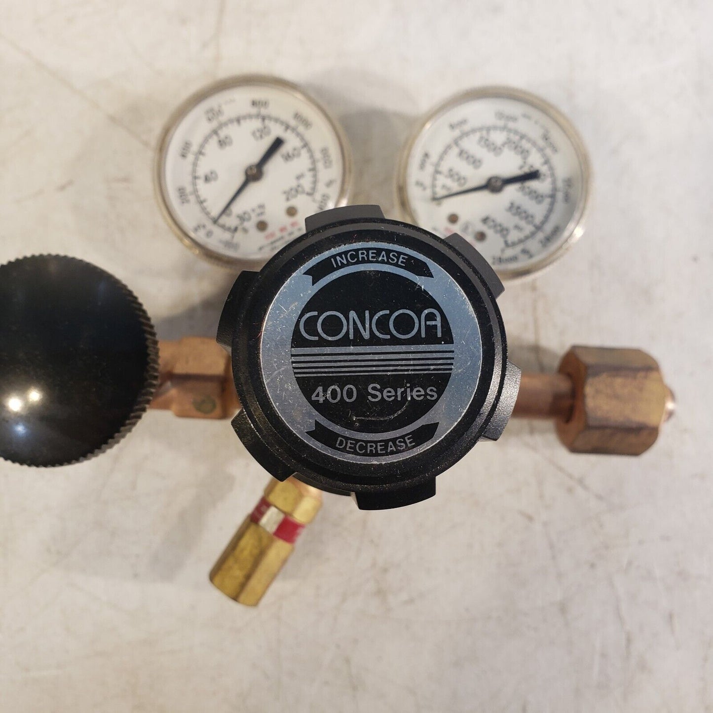 Concoa 400 Series 412-2331 Dual Gauge Pressure Regulator 200 PSI 4000 PSI