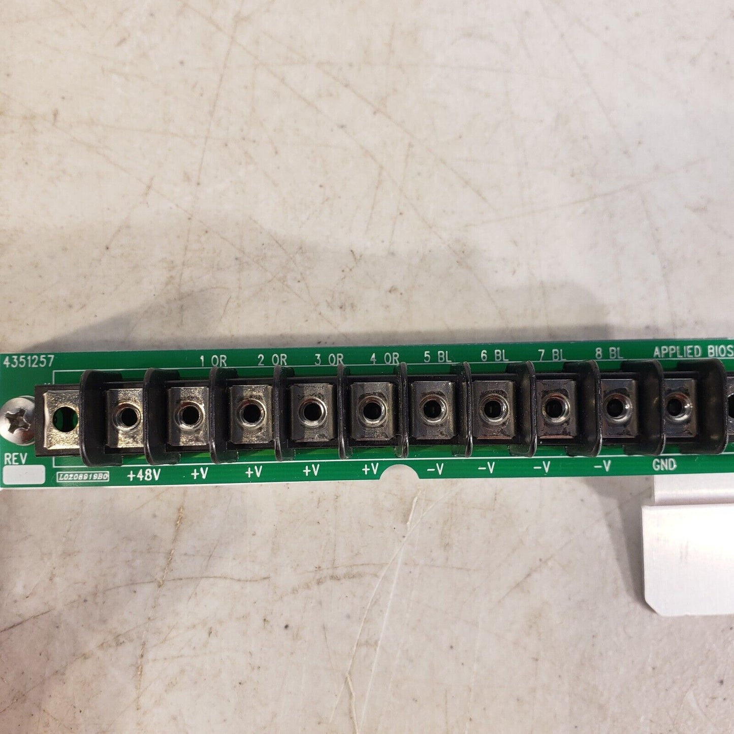 Applied Biosystems 4351257 DC Power Supply Voltage Breakout Board