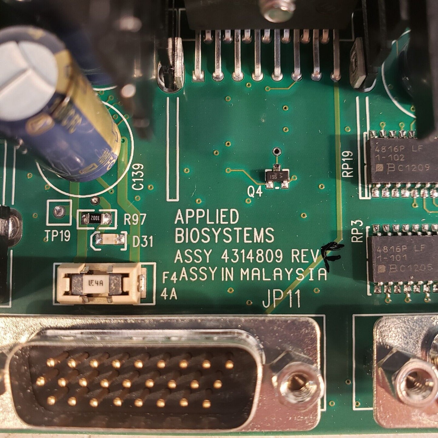 Applied Biosystem 4314809 REV F Control Computer Board From 7900HT PCR