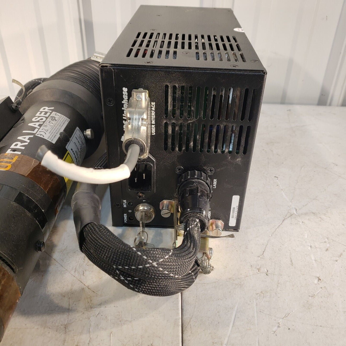 JDS Uniphase Ultra Laser 2218-010SLCPEB w/ Power Supply Controller 2110U-SLCPEB