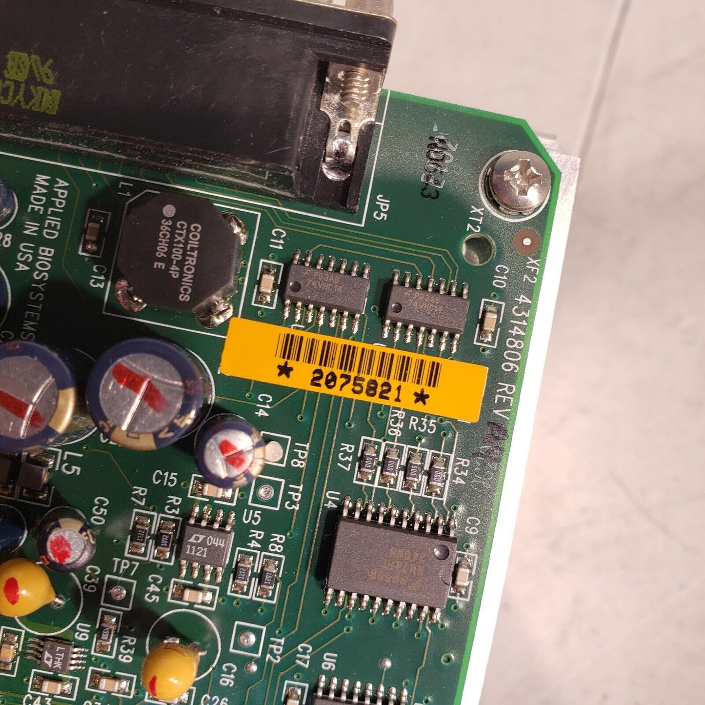 Applied Biosystems 7900HT PCR 43006153 Spectrometer Light Sensor Assembly