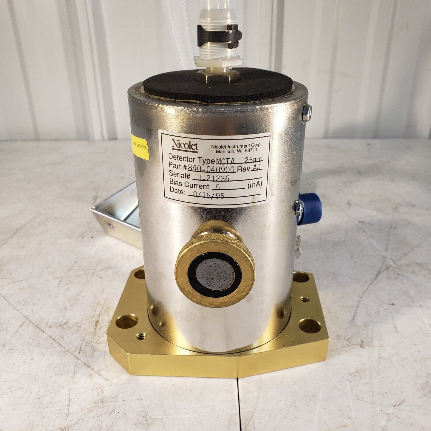 Thermo Nicolet Instruments Model 840-040900 Detector MCTA .25mm Bias Current 5mA
