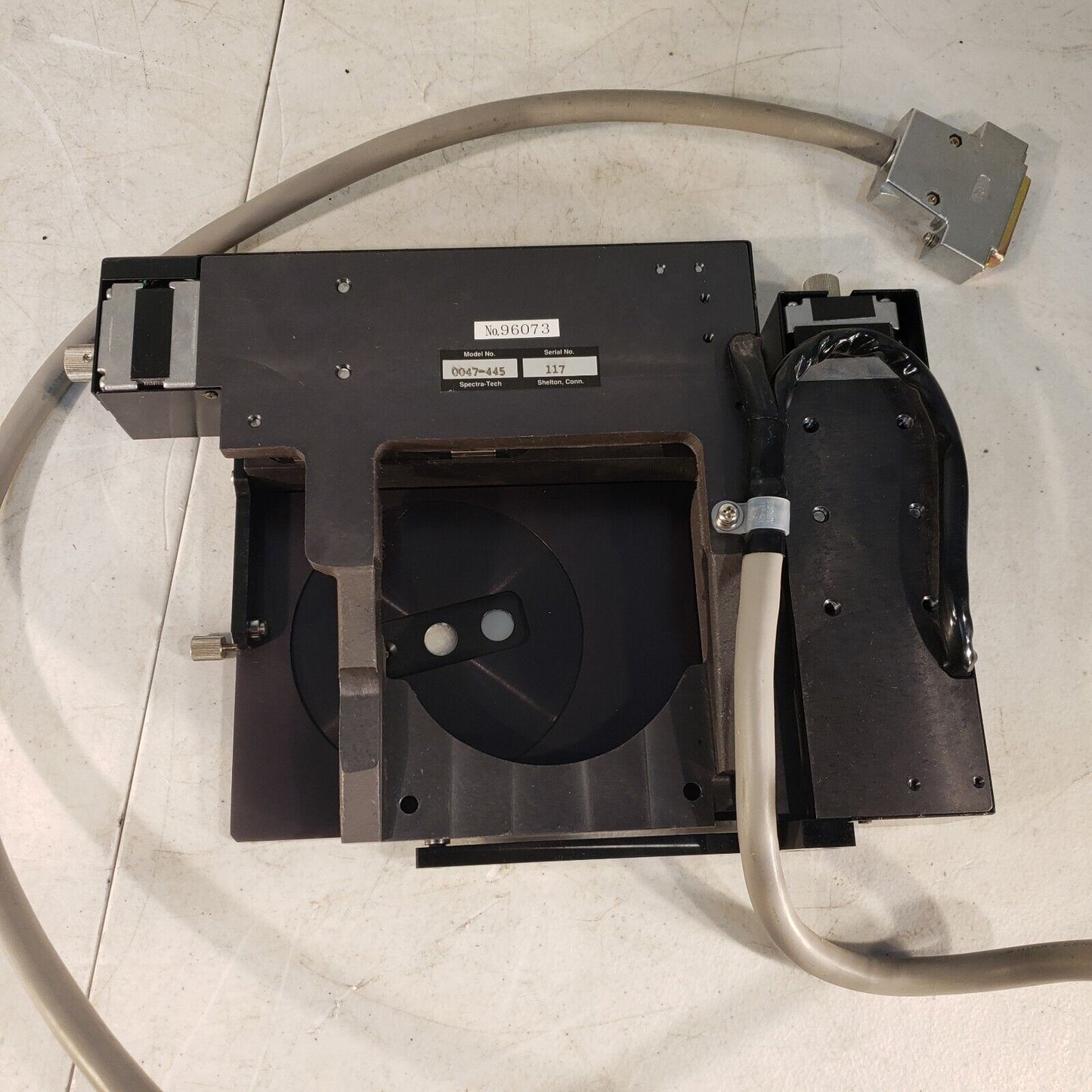 Spectra-Tech 0047-445 Microscope Stage w/ Motorized And Manual X-Y Translation