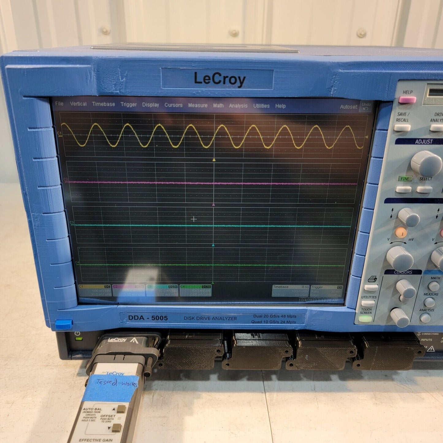 LeCroy DDA-5005 XL 5GHz 20GS/s 4-Ch. Disk Drive Analyzer Xstream Oscilloscope