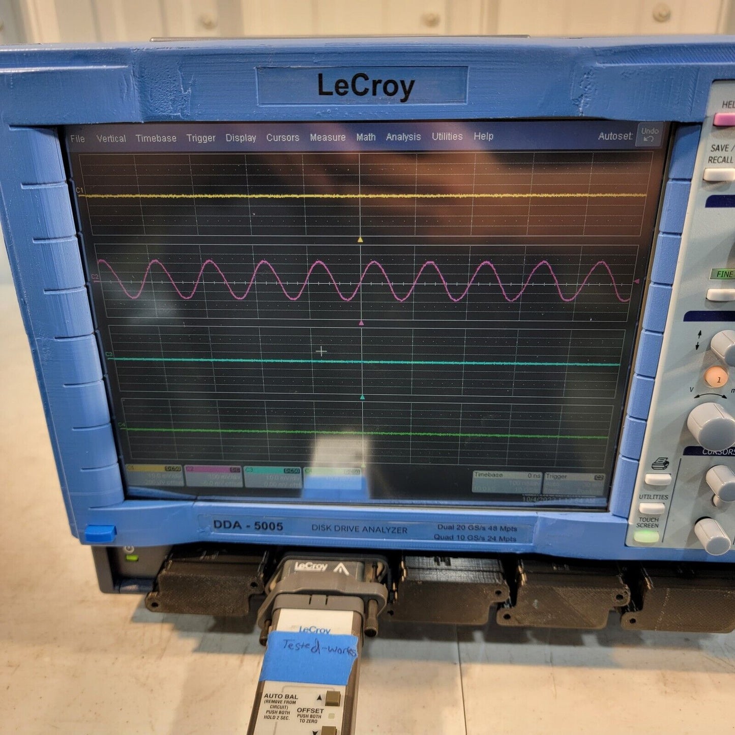 LeCroy DDA-5005 XL 5GHz 20GS/s 4-Ch. Disk Drive Analyzer Xstream Oscilloscope