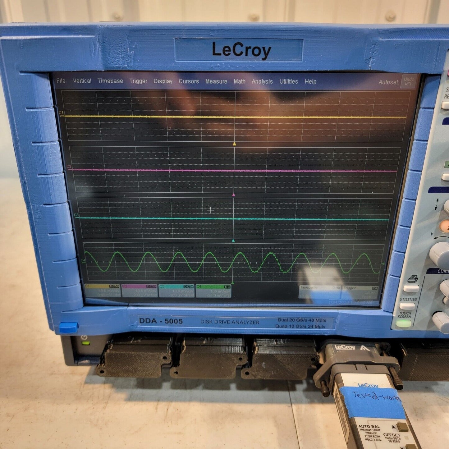 LeCroy DDA-5005 XL 5GHz 20GS/s 4-Ch. Disk Drive Analyzer Xstream Oscilloscope