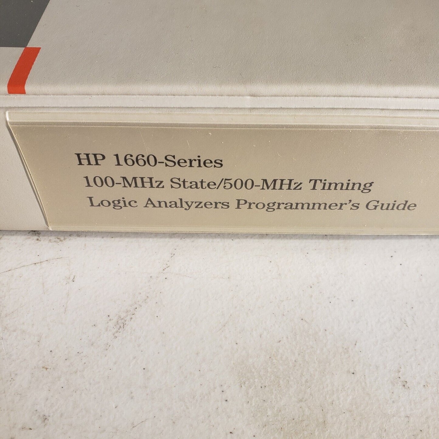Hewlett Packard 1660 Series Logic Analyzers Programmer's Guide 01660-90902