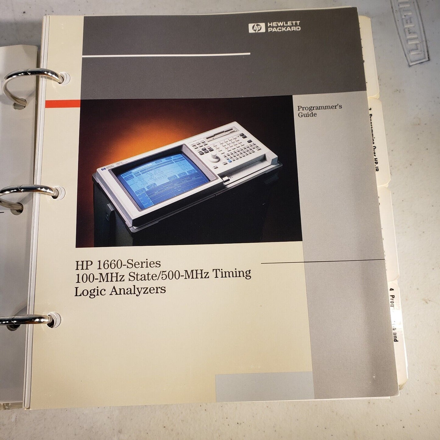 Hewlett Packard 1660 Series Logic Analyzers Programmer's Guide 01660-90902