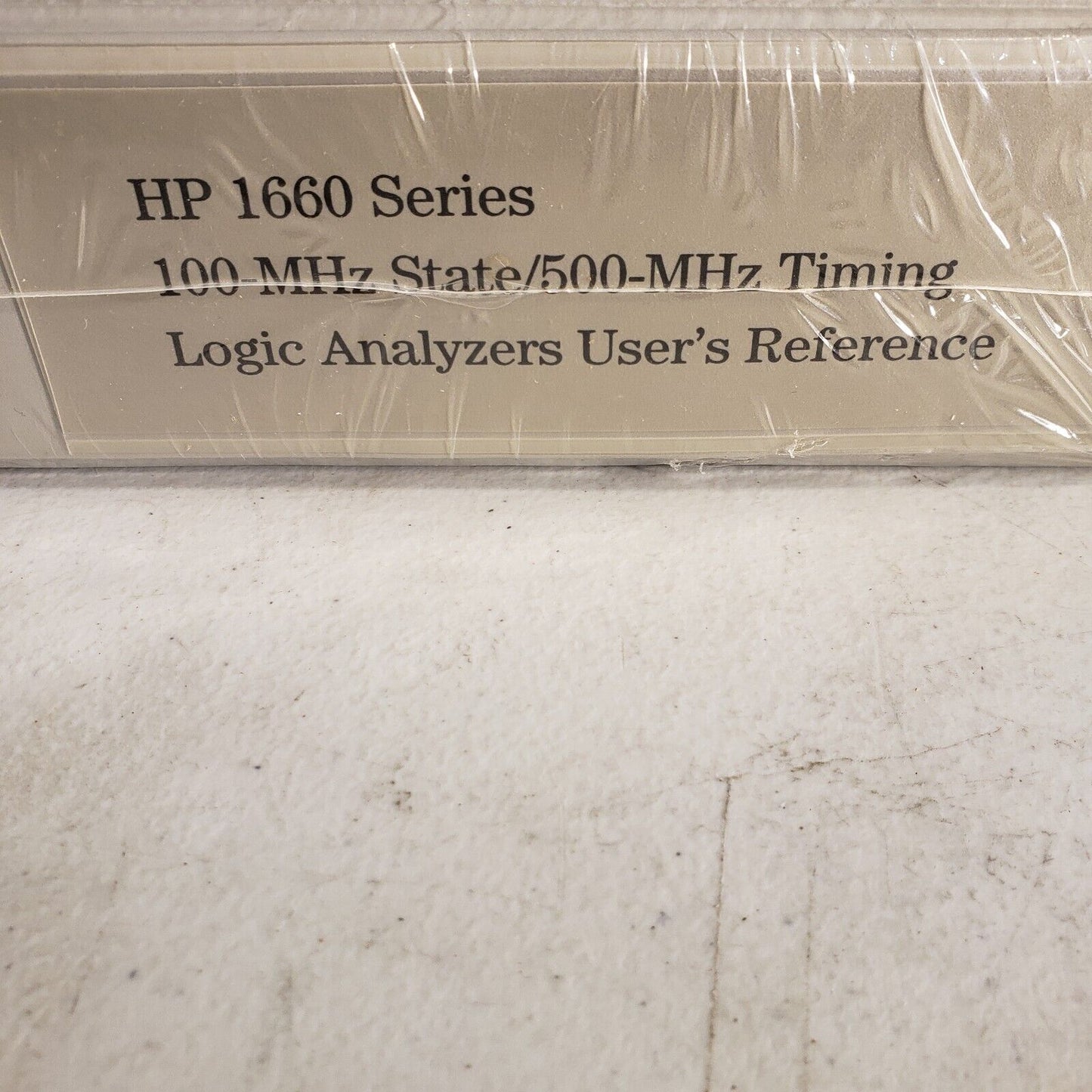 Hewlett Packard 1660 Series Timing Logic Analyzers User's Reference 01660-90904