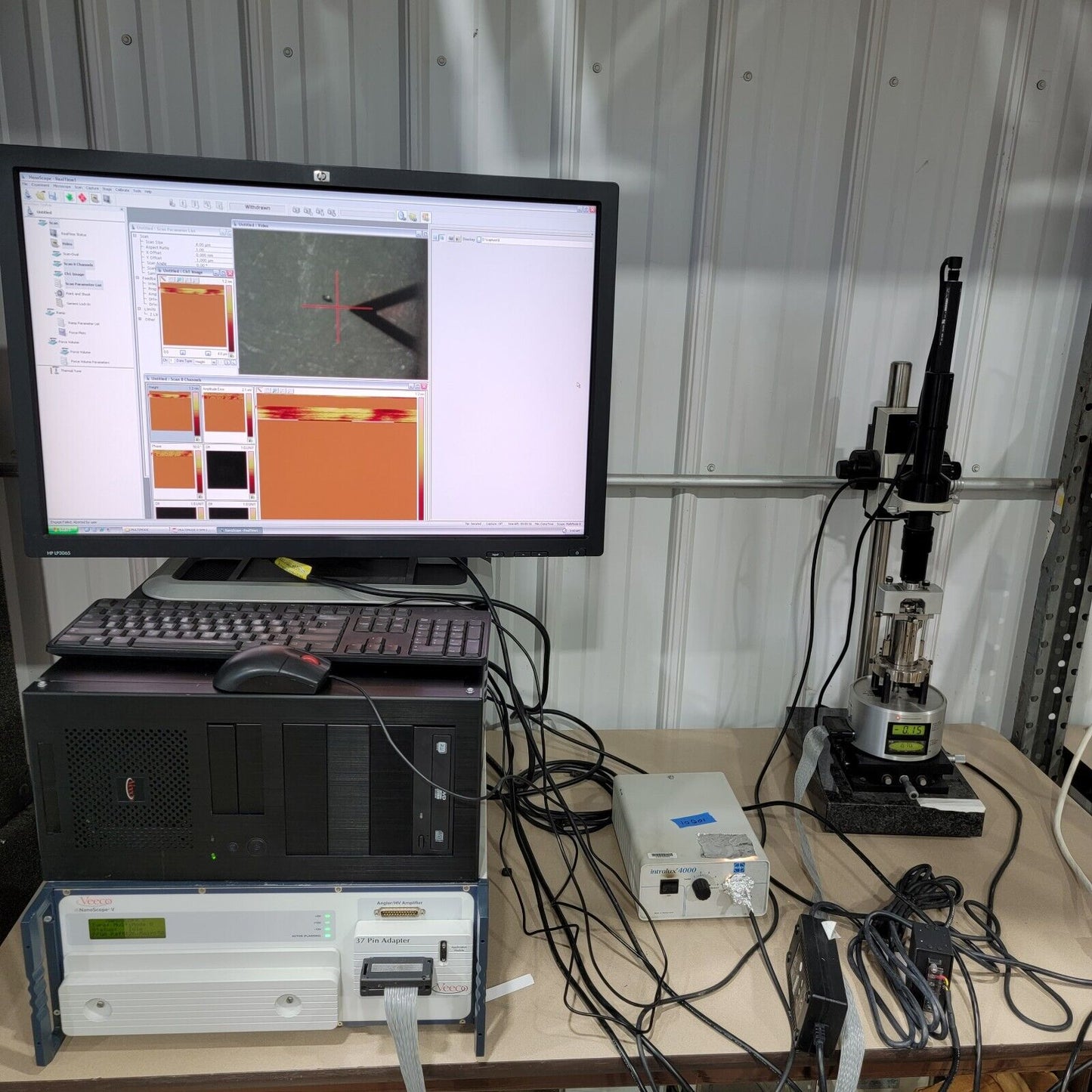 Veeco di NanoScope V MMAFM-2 Contact Tapping Mode AFM System w/ Computer + SW
