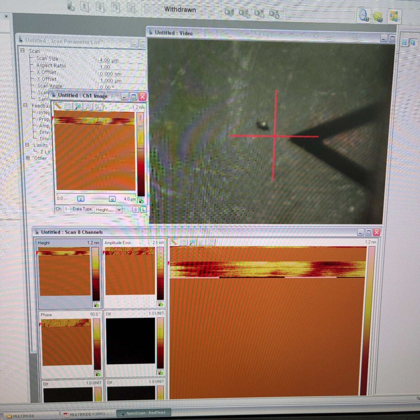 Veeco di NanoScope V MMAFM-2 Contact Tapping Mode AFM System w/ Computer + SW