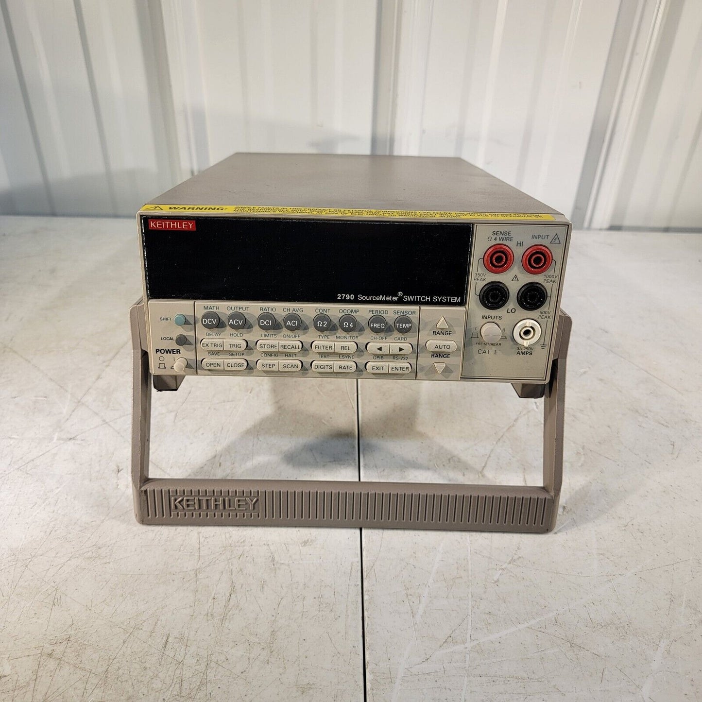 KEITHLEY 2790 SourceMeter Switch System 0.1 uV - 1000 Vdc 100 uOhm-120 MOhm