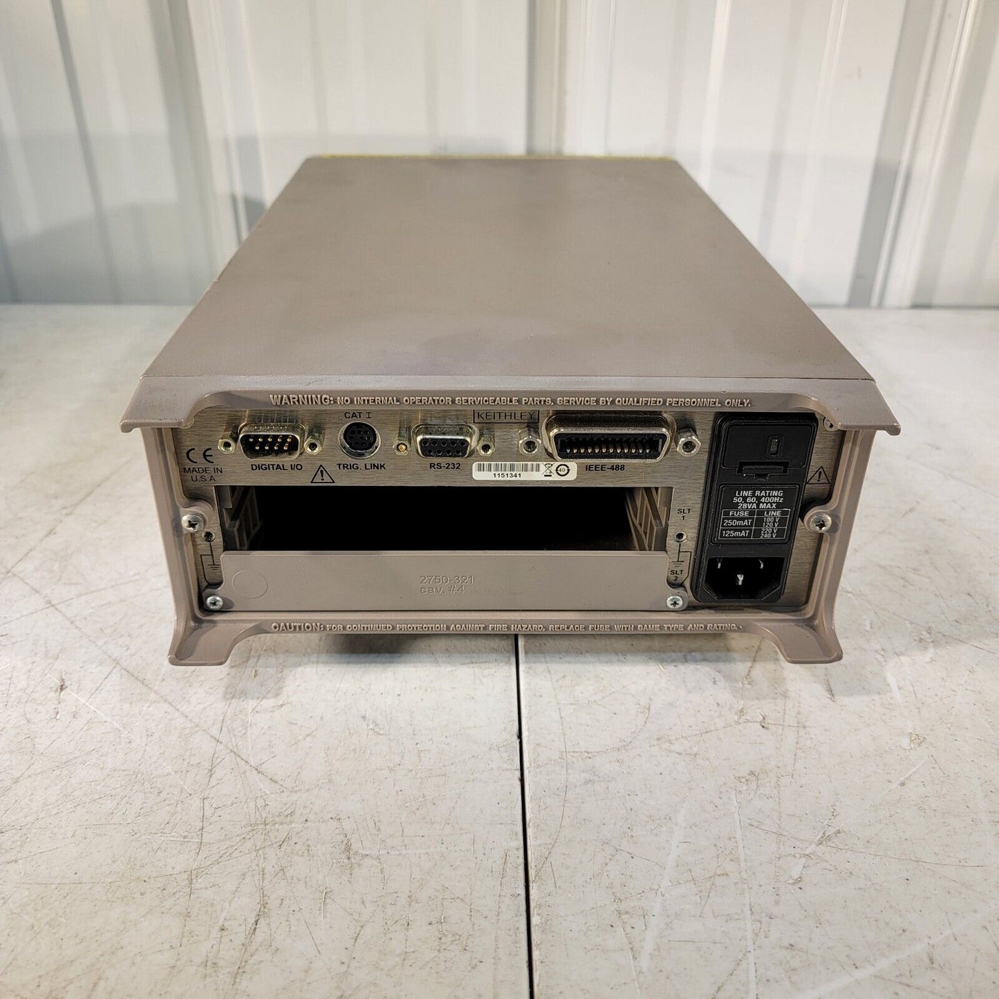 KEITHLEY 2790 SourceMeter Switch System 0.1 uV - 1000 Vdc 100 uOhm-120 MOhm