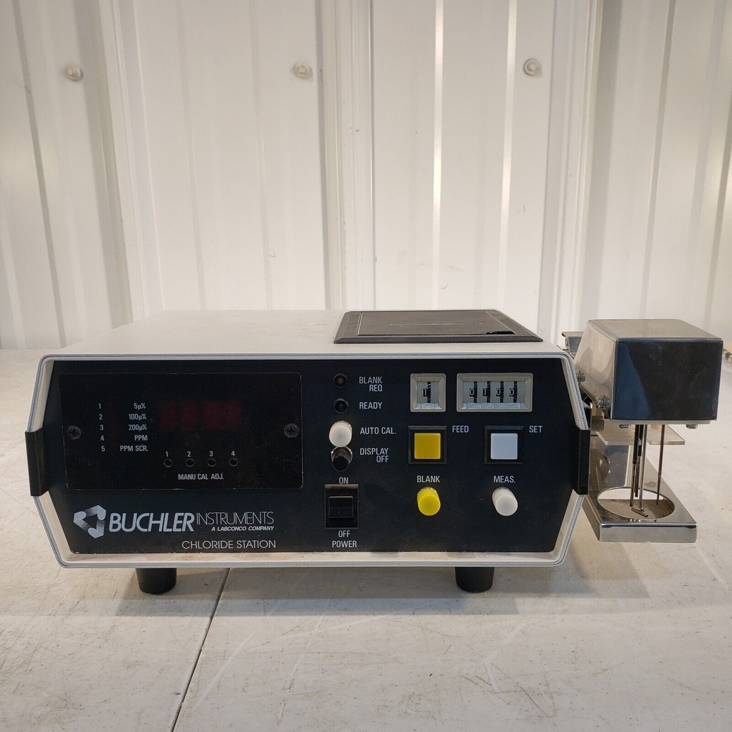 Buchler Instruments 433-5300 Chloride Station 110V w/ Instruction Manual