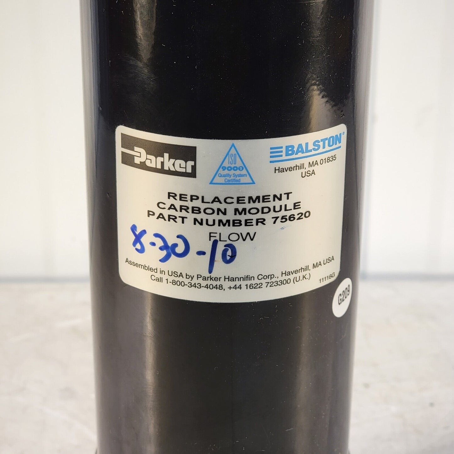 Parker Balston Replacement Carbon Module 75620 For Nitrogen Generation System