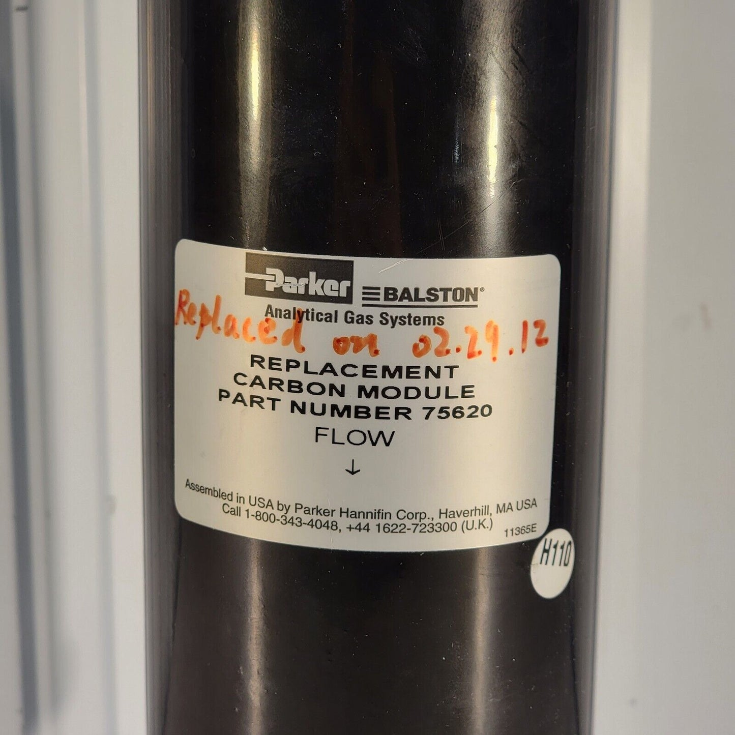 Parker Balston Replacement Carbon Module 75620 For Nitrogen Generation System