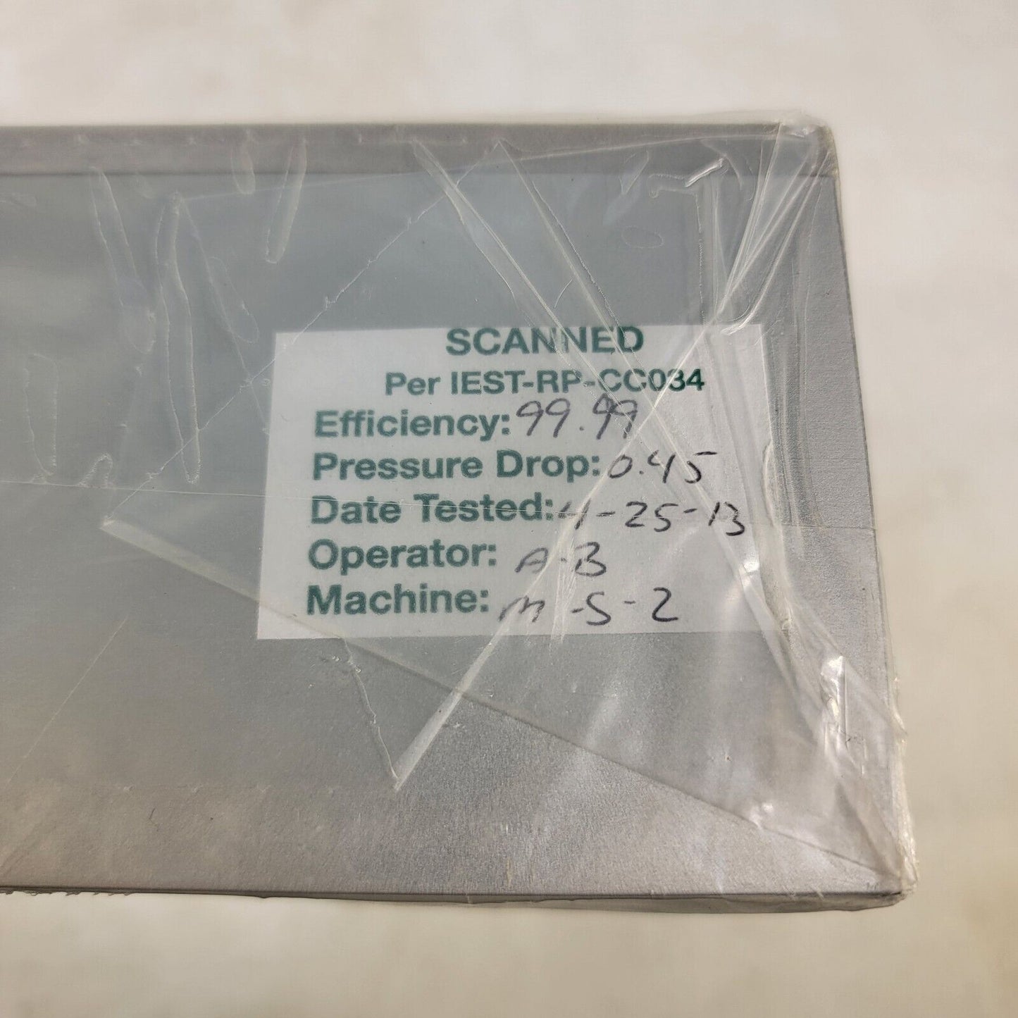 Innovive Inc HEPA Filer 855029965 MEC-12B Q5-08.00-G-03-SO-1B 100 FPM 0.3 Micron