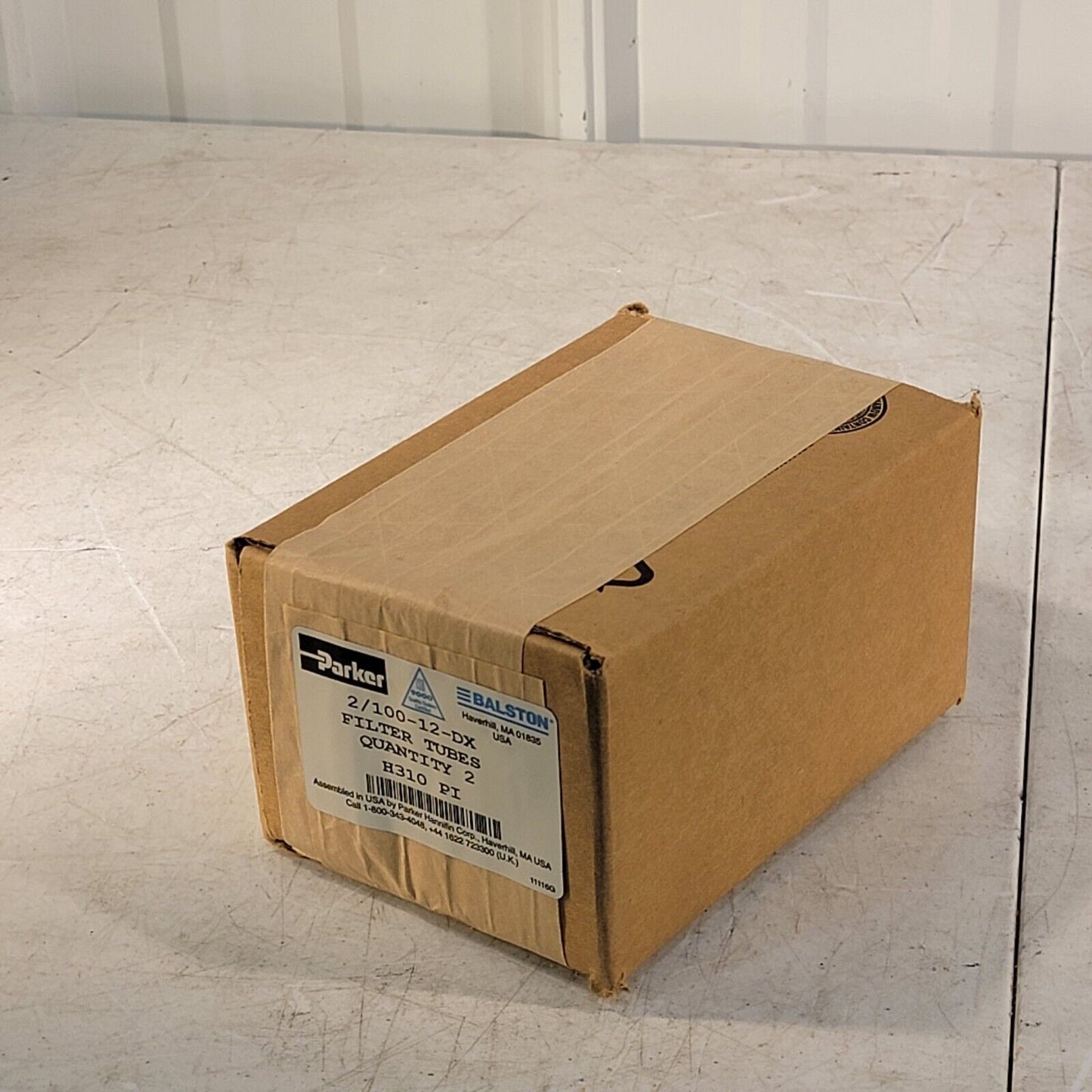 Lot Of 2 Parker Balston Membrane Cartridge Filter Tube 2/ 100-12-DX 2/100