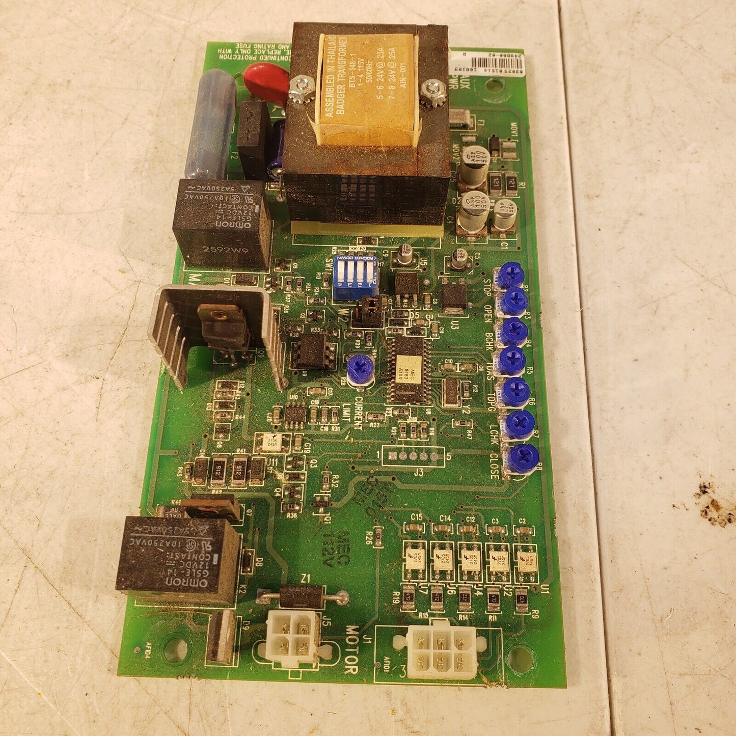 Door Opener Circuit Board Magnum II 108183, 249800-02, 799-1000-499, NT 1-0 5002