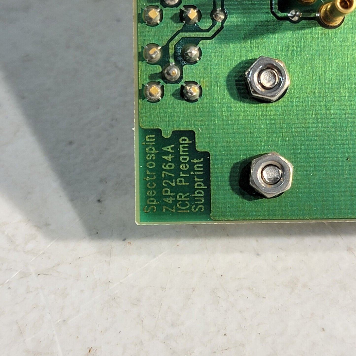 Bruker Spectrospin ICR Preamp Subprint Ion Cyclotron Spectrometer PCB Z4P2764A