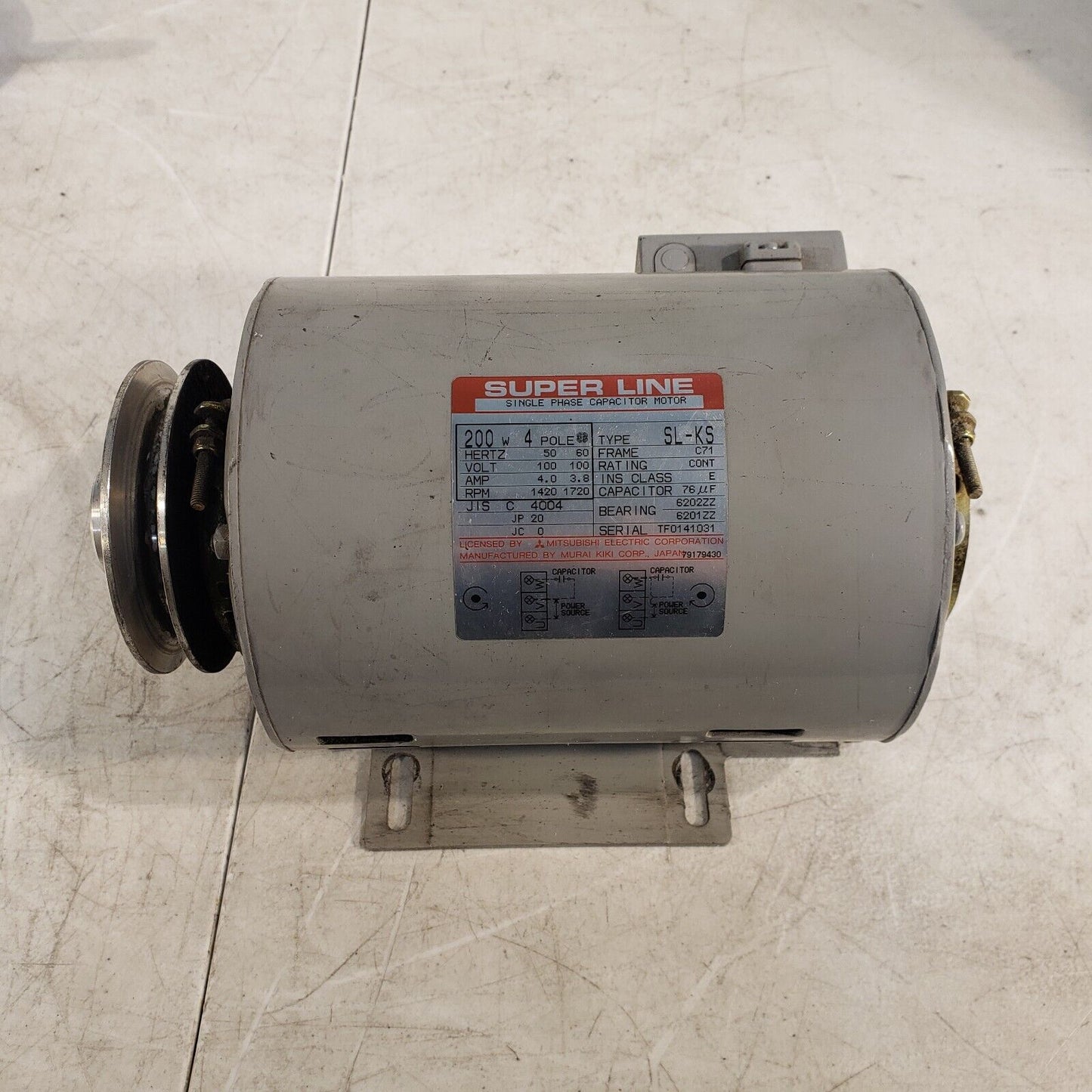 StraPack 900-06-10110 Sealing Motor (M1) for RQ-8, Super Line Single Phase